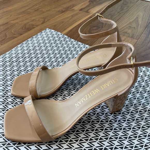 STUART WEITZMAN | NUDISTCURVE 75 BLOCK SANDAL -  BNWT - Picture 16 of 16